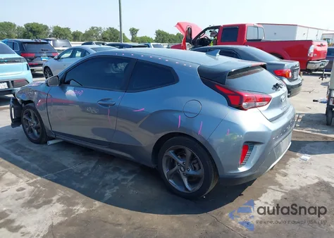2019 Hyundai Veloster 2.0 из США, поврежденный, VIN KMHTG6AF3KU017378